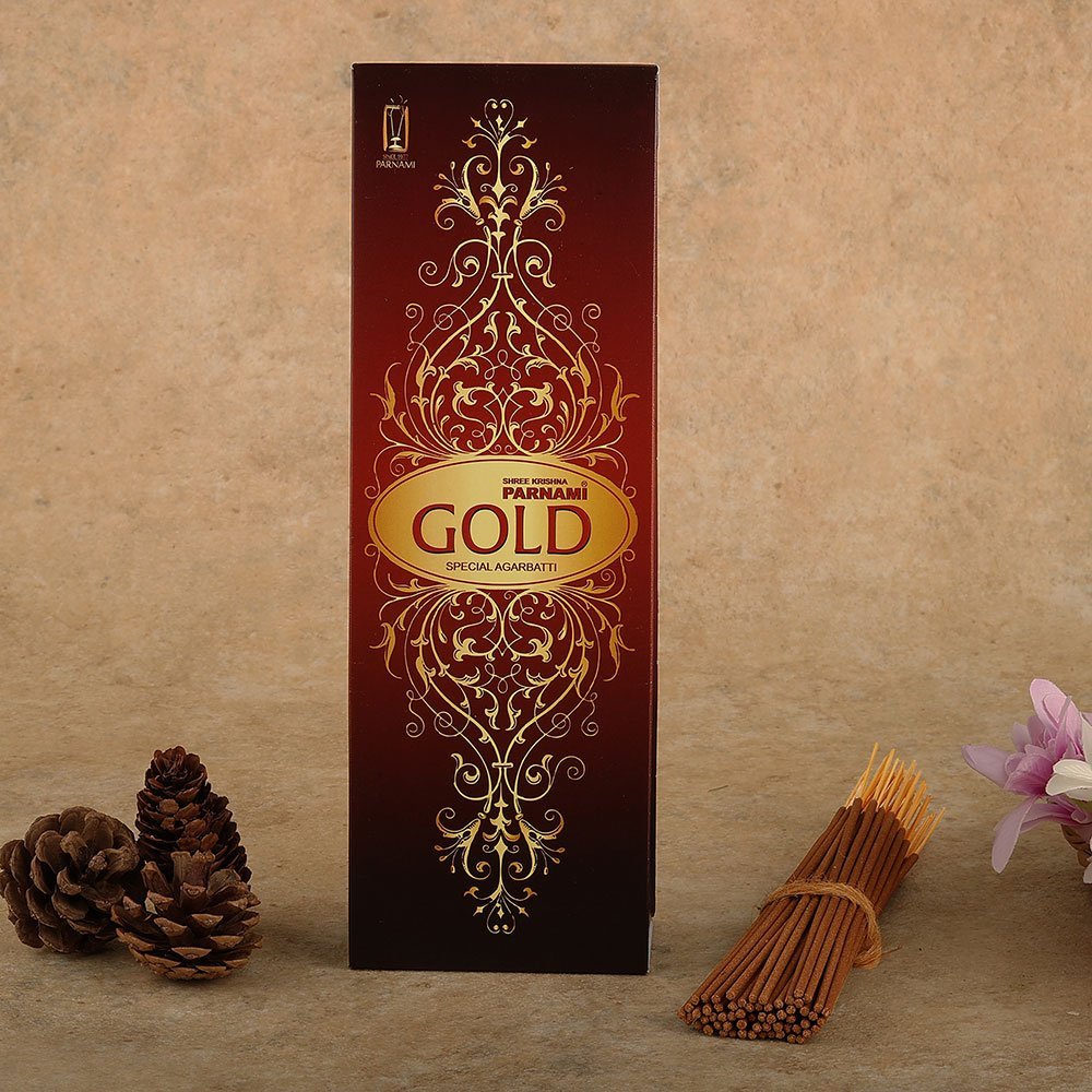 Parnami Gold Agarbatti and Incense Sticks Eco Box