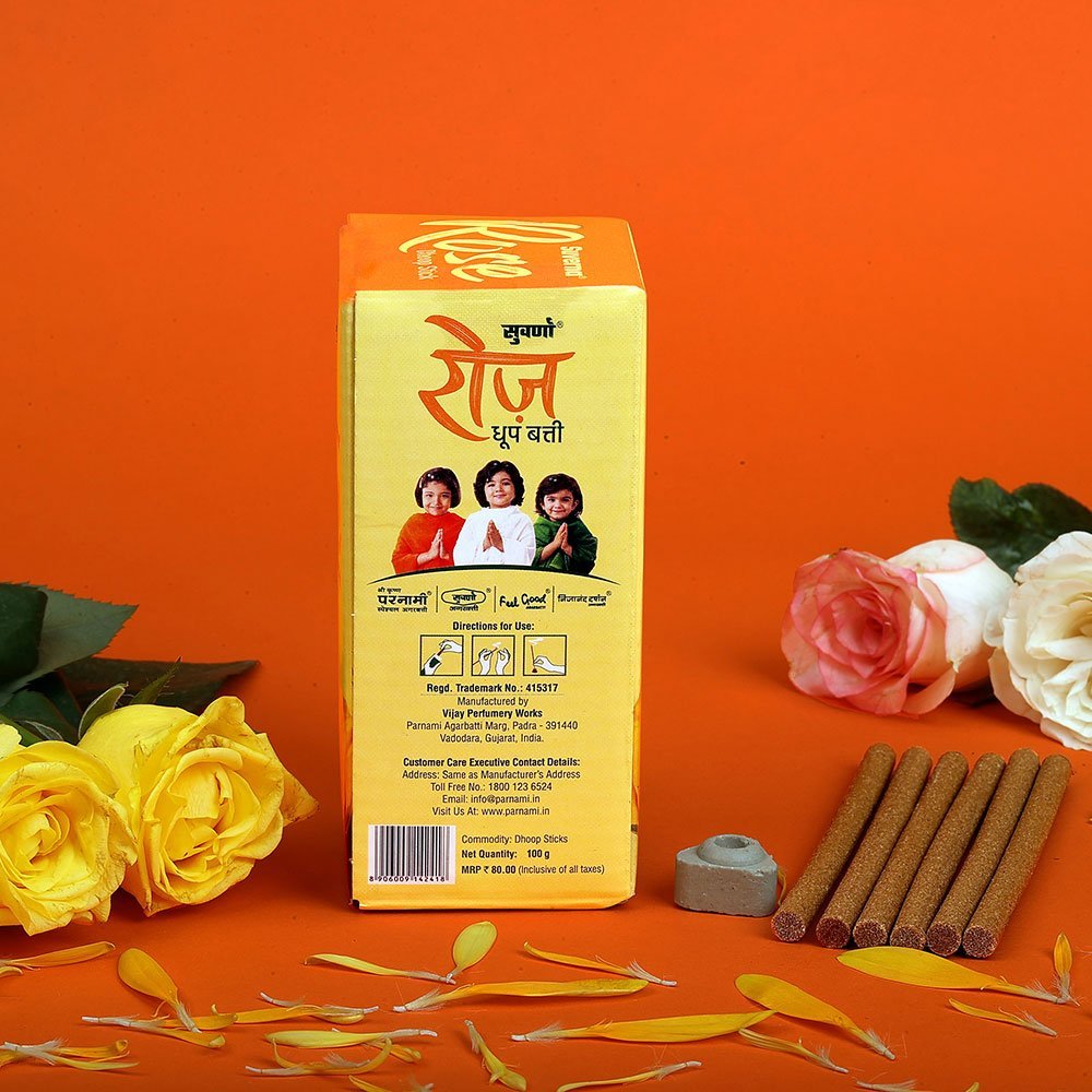 Thumbnail view 3 of Rose Regular Dhoop Incense Sticks