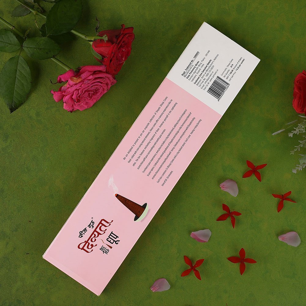 Thumbnail view 3 of Divyata - Rose Incense Dhoop Cone