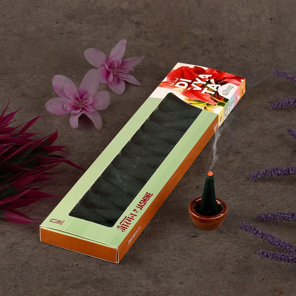 Divyata  - Jasmine Incense Dhoop Cone
