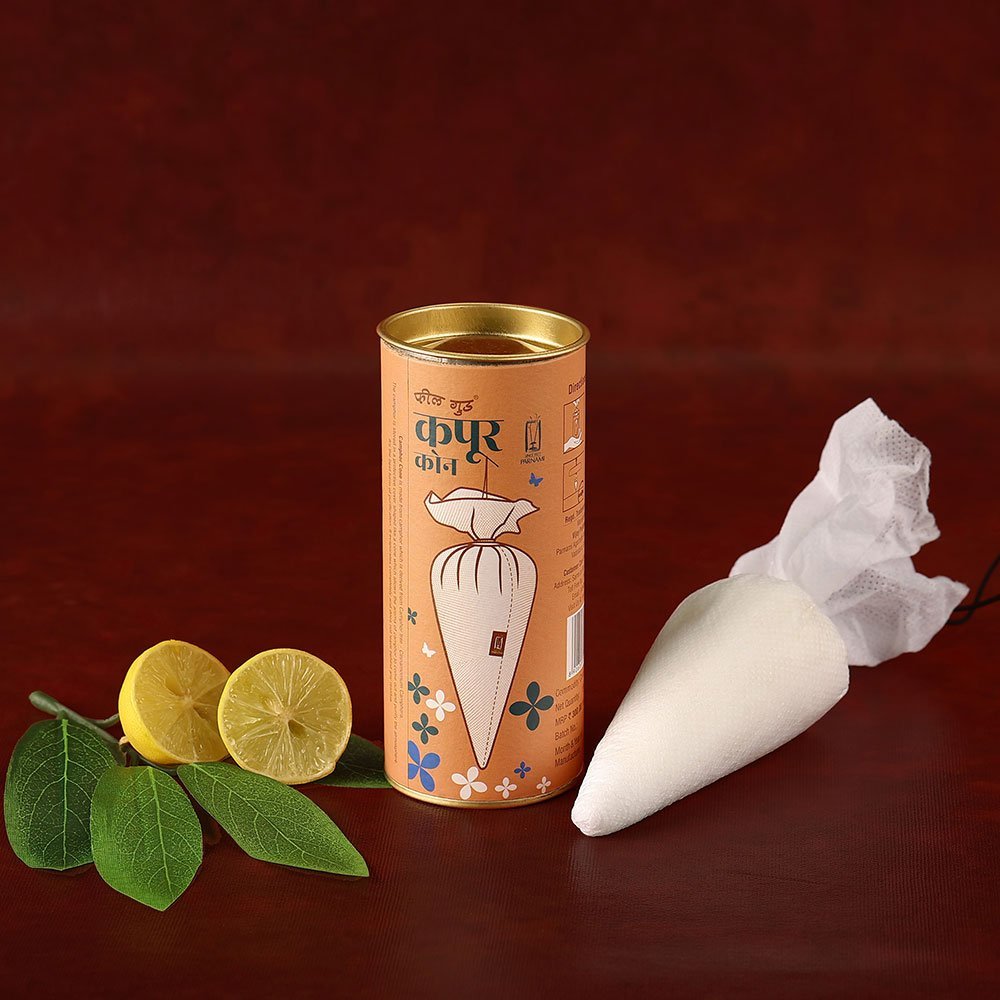 Thumbnail view 2 of Flavoured Camphor Cone - Lemongrass