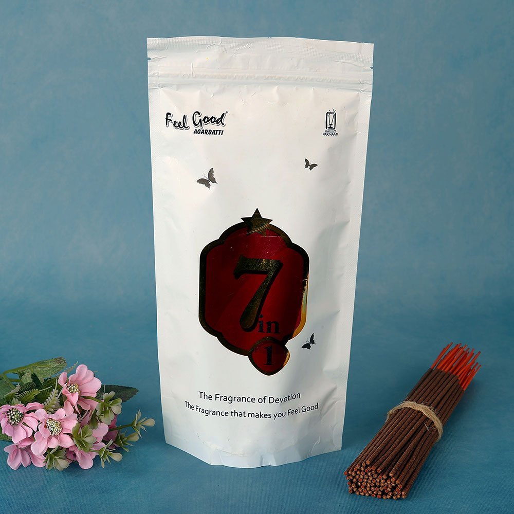 Feelgood 7 in 1 Agarbatti and Incense Sticks Eco Pouch