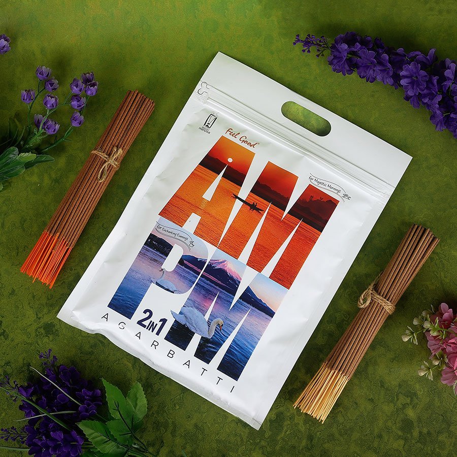 FG AM PM 2 in 1 Agarbatti and Incense Sticks