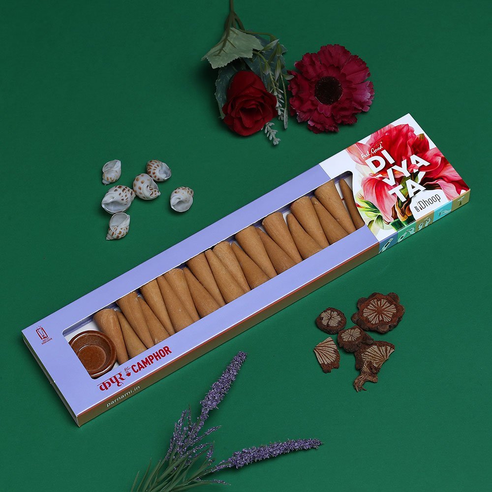 Divyata - Camphor Incense Dhoop Cones