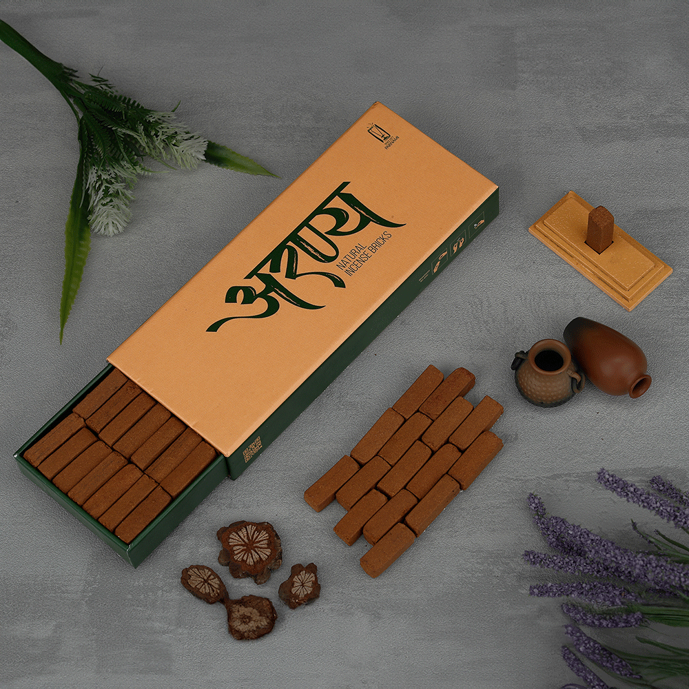 Parnami Aranya Incense Bricks | Pure Nature-Inspired Fragrance