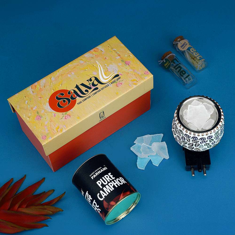 Thumbnail view 2 of Parnami Satva Pure Camphor Gift Box | The Essence of Purity and Divinity