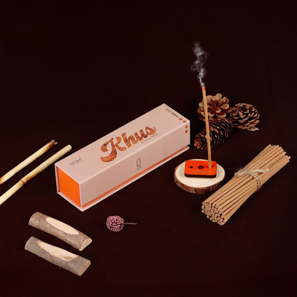 Thumbnail view 2 of FG Naturals Khus Bambooless Incense Sticks