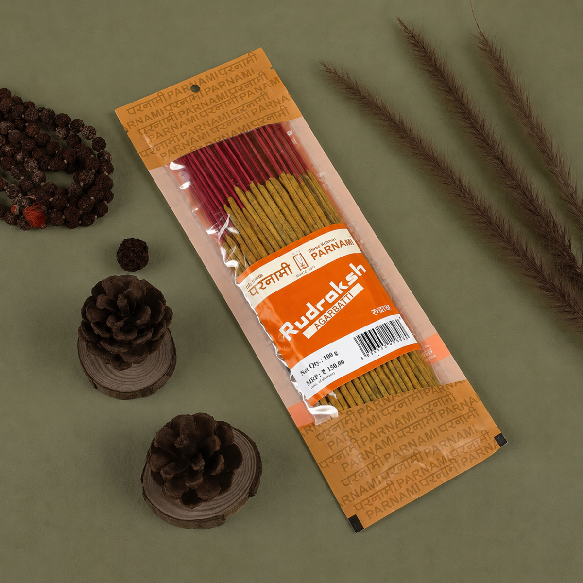 Rudraksh Agarbatti and Incense Sticks Premium Incense by Parnami Agarbatti