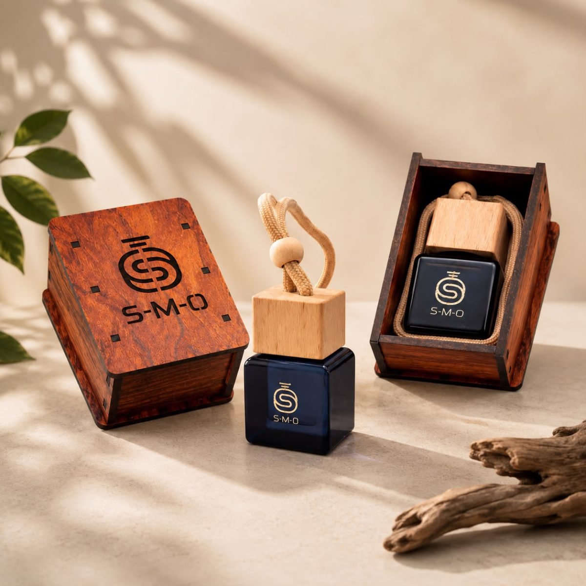 SMO - Car Hanging Pod Blue Premium Incense by Parnami Agarbatti