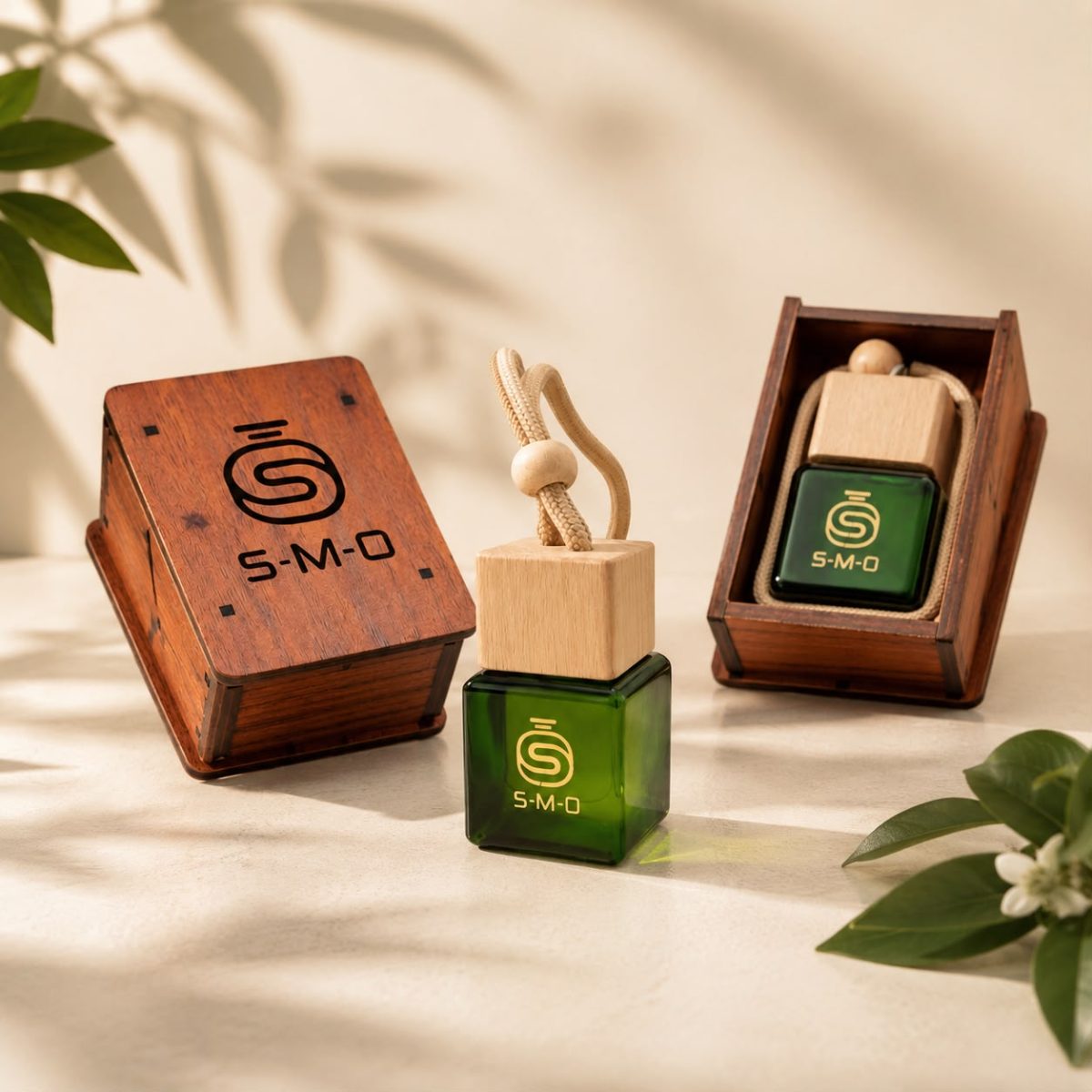 SMO - Car Hanging Pod Green Premium Incense by Parnami Agarbatti