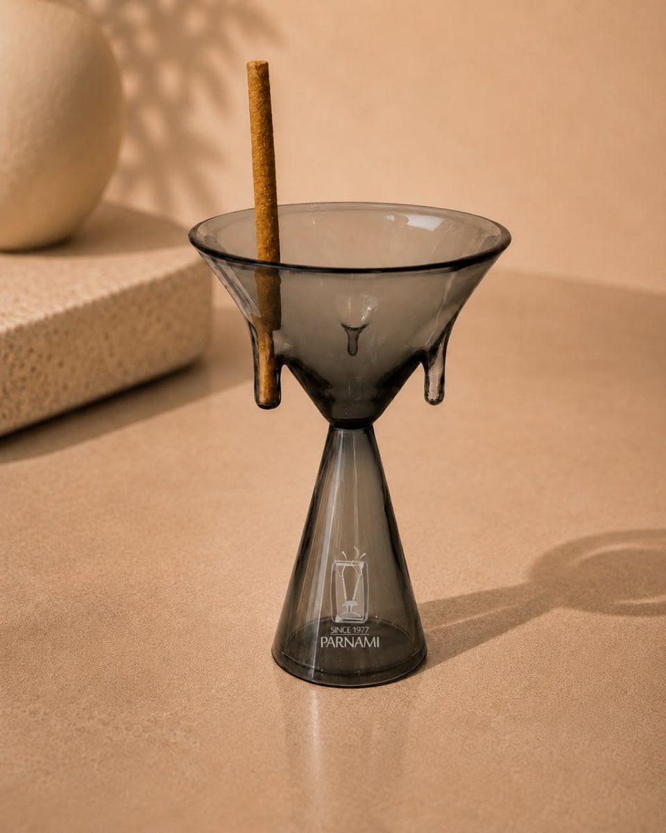 Thumbnail view 4 of Parnami Modern Glass Incense Holder