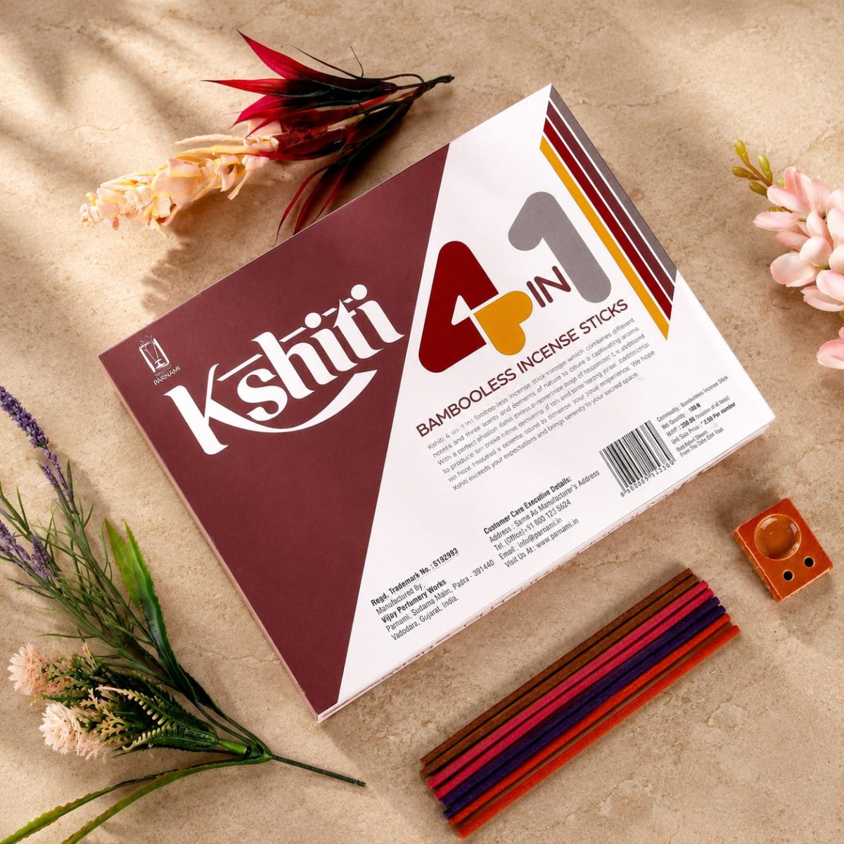 Thumbnail view 3 of Kshiti Bambooless Incense Sticks (4 In 1)