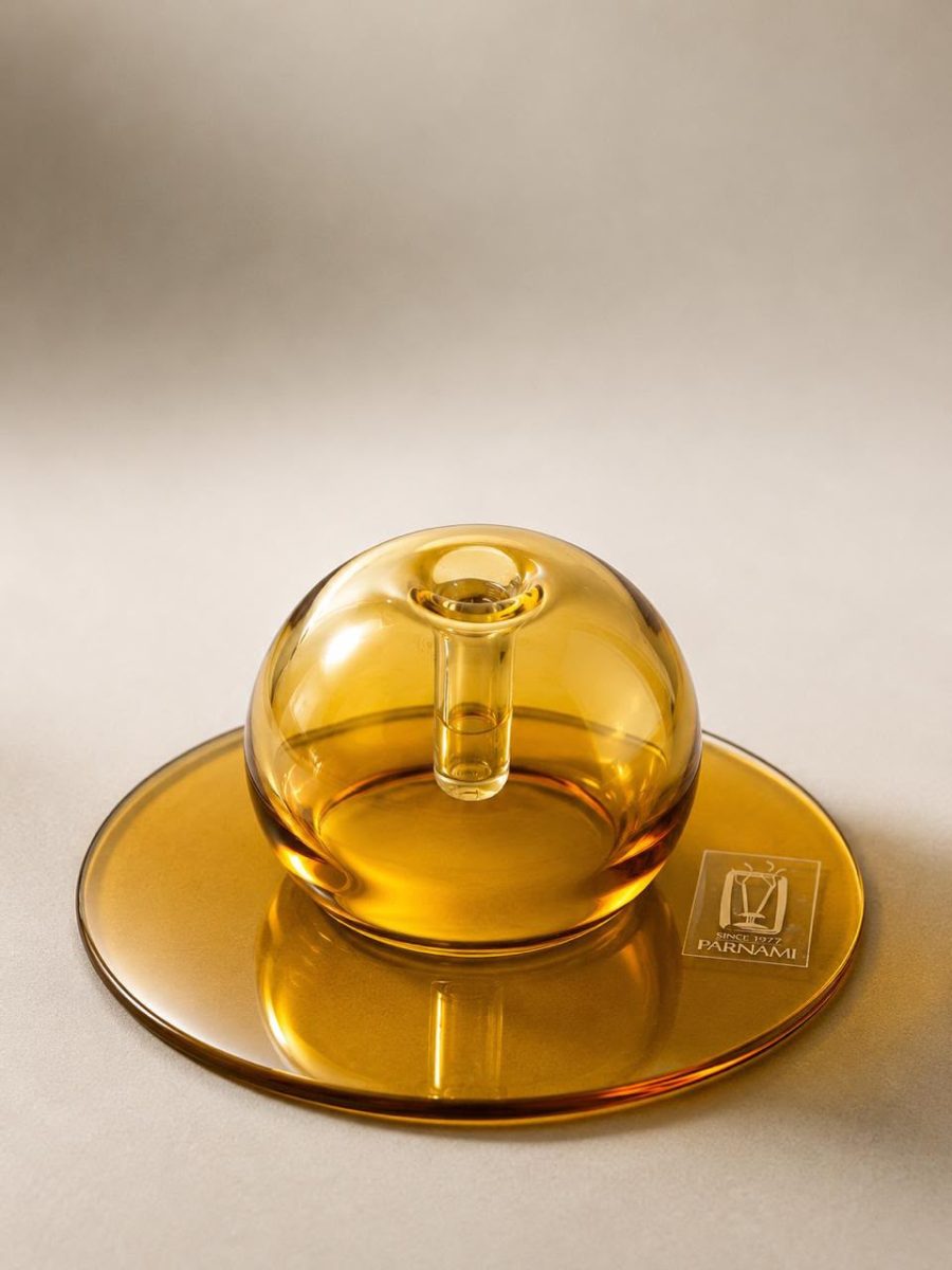 Thumbnail view 3 of Parnami Modern Glass Bamboo-less Incense Holder